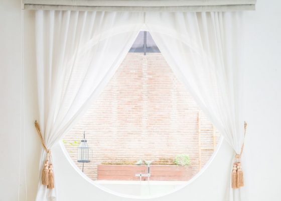 Curtain window decoration interior